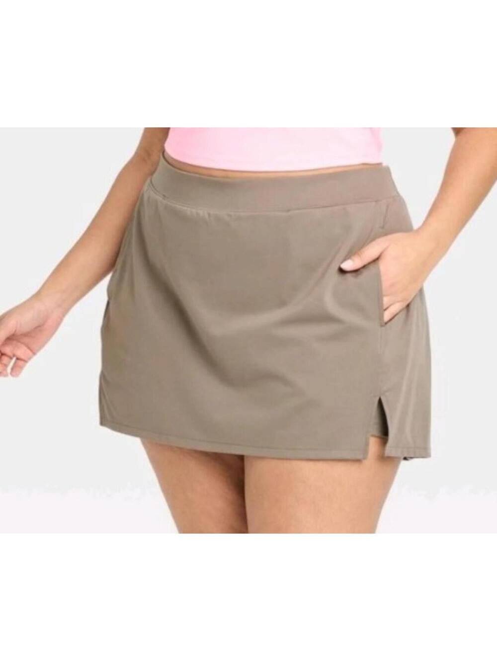 Women's Crossover Skort - Wild Fable  Tan  in Large